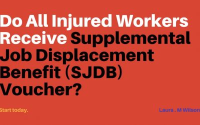Do All Injured Workers Receive SJDB Voucher?