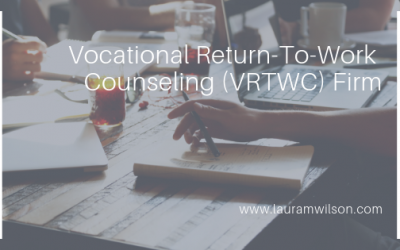 Tips from Vocational Return-To-Work Counseling (VRTWC) Firm