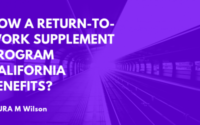 How a Return-to-Work Supplement Program California Benefits?